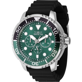 Pro Diver GMT Quartz Green Dial Watch