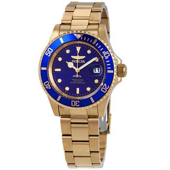 Pro Diver Goldtone Blue Dial 40 mm Watch