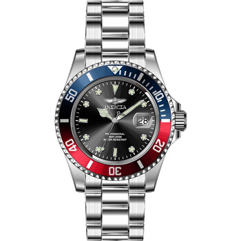 Pro Diver Quartz Black Dial Peosi Bezel Watch