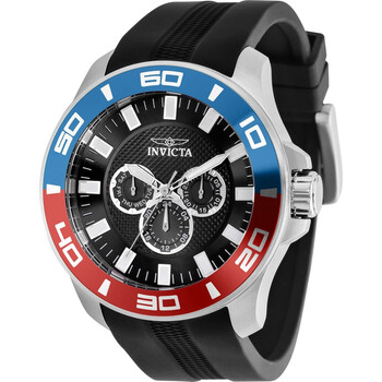 Pro Diver Quartz Black Dial Pepsi Bezel Watch