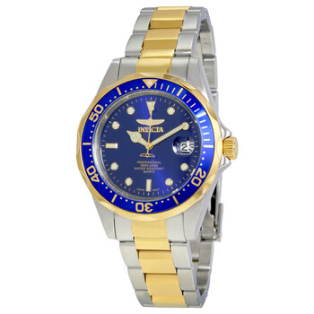 Pro Diver Quartz Blue Dial Twotone Watch