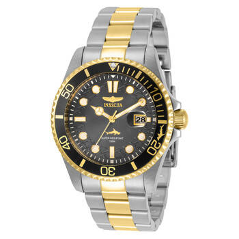Pro Diver Quartz Charcoal Dial Watch