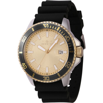 Pro Diver Quartz Date Gold Dial Watch