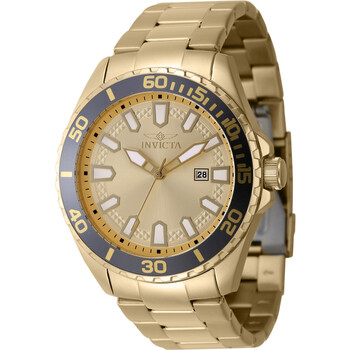 Pro Diver Quartz Gold Dial Watch