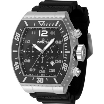 Pro Diver Zager Exclusive Chronograph GMT Quartz Black Dial Watch