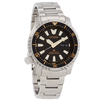 Promaster Automatic Black Dial Watch NY016066E