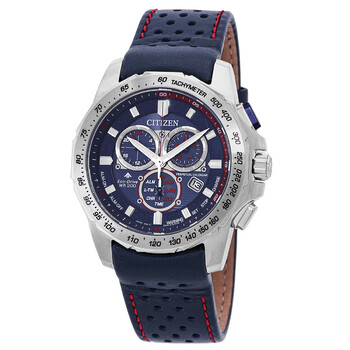 Promaster MX Perpetual Alarm Chronograph Blue Dial Watch BL557109L