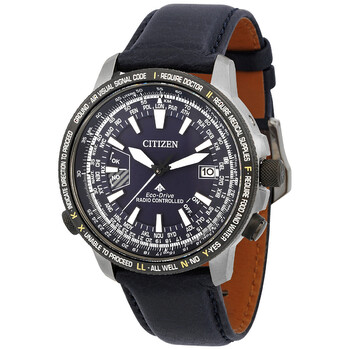 Promaster Perpetual World Time Blue Dial Watch CB020414L