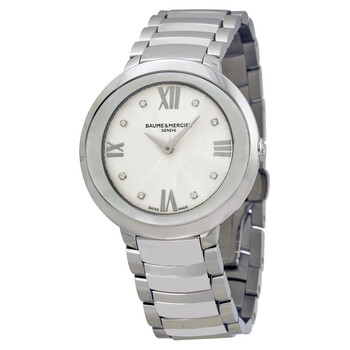Promesse Mother of Pearl Dial Diamond 34mm Watch