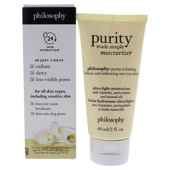 Purity Made Simple Moisturizer by Philosophy for  2 oz Moisturizer