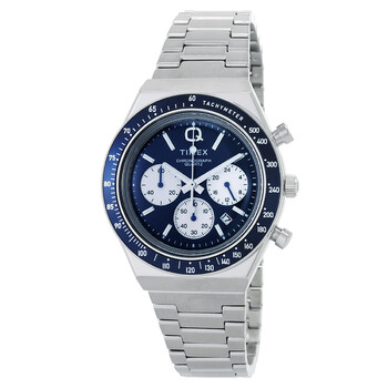 Q Timex Chronograph Quartz Blue Dial Watch TW2W51600