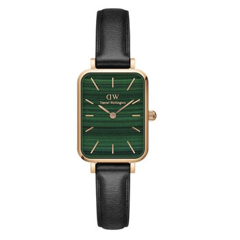 Quadro Quartz Green Dial Watch DW00100439