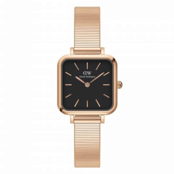 Quadro Studio Quartz Black Dial Watch DW00100518