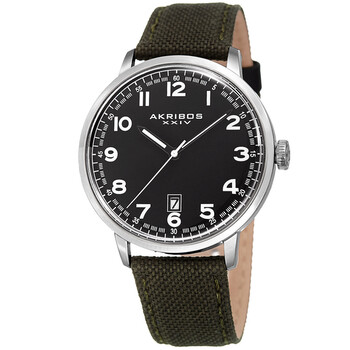 Quartz Black Dial Watch AK1025SSBK