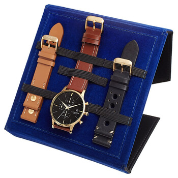 Quartz Black Dial Watch AK1105YGBRS