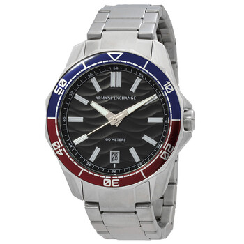 Quartz Black Dial Watch AX1955