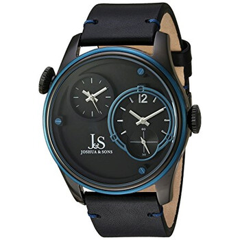 Quartz Black Dual Time Dial Watch JX118BKBU