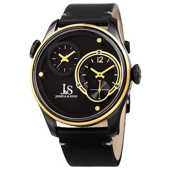 Quartz Black Dual Time Dial Watch JX118BKYG