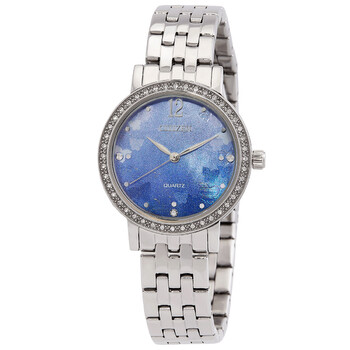 Quartz Crystal Blue Mother of Pearl Dial Watch EL310055N