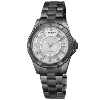 Quartz Crystal White Dial Watch AK1006GN