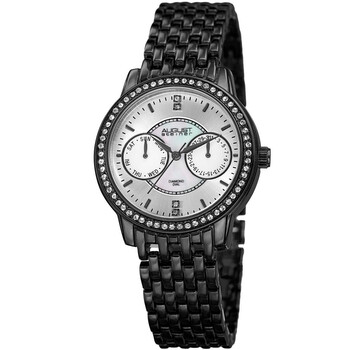 Quartz Diamond Silver Dial Watch AS8228BK