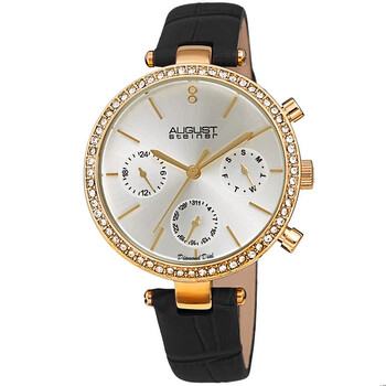 Quartz Diamond Silver Dial Watch AS8288BK