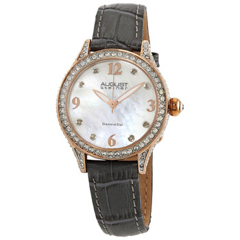 Quartz Diamond White MOP Dial AS8188GY