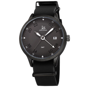 Quartz GMT Grey Dial Watch JX147BK