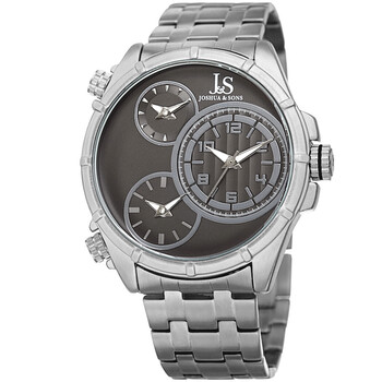 Quartz Gunmetal Dial Watch JX128SSB