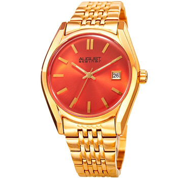 Quartz Orange Dial Watch AS8235YGOR