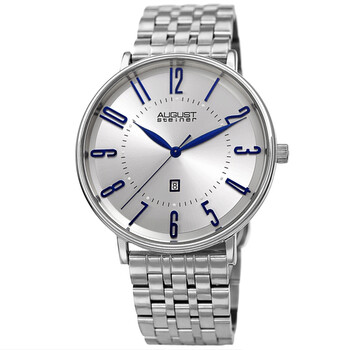 Quartz White Dial Watch AS8257SS