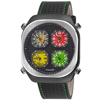 Quattro Quartz Black Dial Watch