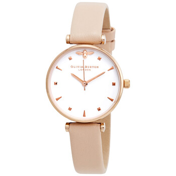 Queen Bee White Dial Watch OB16AM95