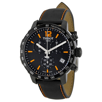 Quickster Chronograph Black Dial Watch T0954173605700