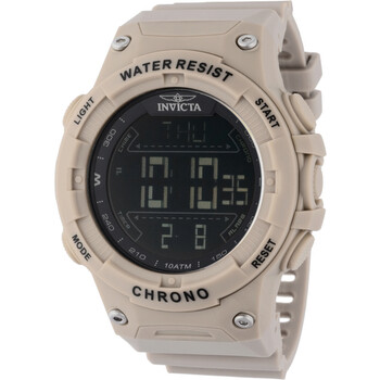 Racing Alarm Chronograph GMT Quartz Digital Black Dial Watch