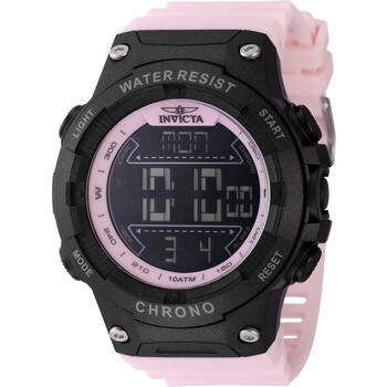 Racing Alarm Chronograph GMT Quartz Digital Black Dial Watch