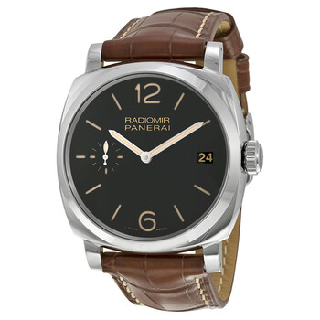 Radiomir 1940 Black Dial Brown Leather Watch PAM00514