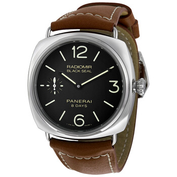 Radiomir Black Dial Brown Leather Watch PAM00609