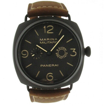 Radiomir Composite Marina Militaire Brown Dial Leather Watch PAM00339