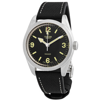 Ranger Automatic Black Dial Rubber and Leather Watch M799500002