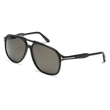 Raoul Polarized Smoke Pilot Sunglasses FT0753 01D