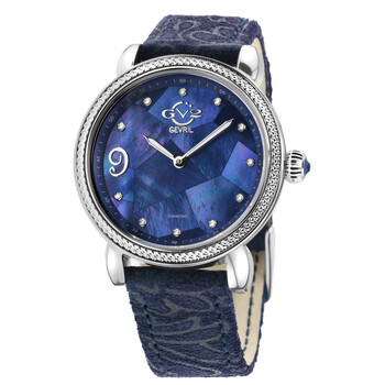 Ravenna Floral Quartz Diamond Mother of Pearl Dial Watch 12603F