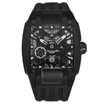 ReVolt Automatic Black Dial Watch RB.REV.3H.TB.BK