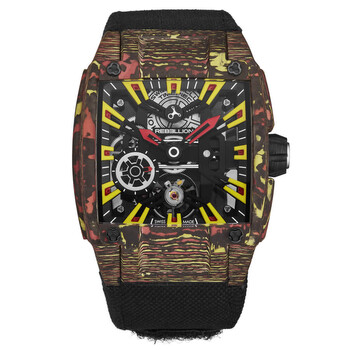 ReVolt Hand Wind Black Dial Watch RB.REV.3H.CA.LBN