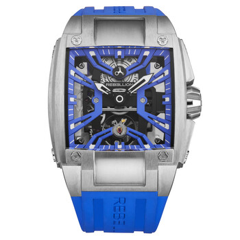 ReVolt Hand Wind Blue Dial Watch RB.REV.2H.TB.BK