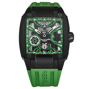 ReVolt Hand Wind Green Dial Watch RB.REV.3H.TB.GR