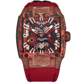 ReVolt Hand Wind Red Dial Watch RB.REV.3H.CA.GZH