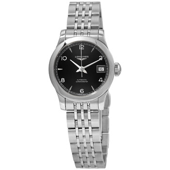 Record Automatic Black Dial Watch L23204566