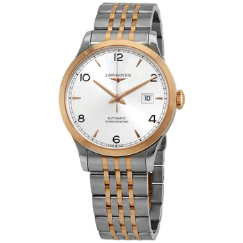 Record Automatic Silver Dial Watch L2.821.5.76.7