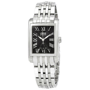 Rectangular Date Black Dial Watch 56176564071MB